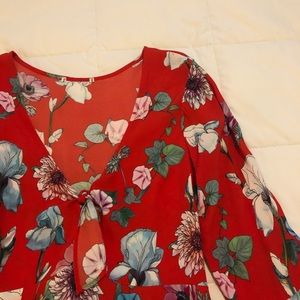 free people floral shirt!
